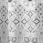 Decorative medal printing shower custion,Heavy Shower Curtain With Bath Mat