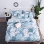 Grey  Bed Comforter Set, Grey Plaid Print Kid Bedding Set/