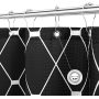 Waterproof Shower Curtains for Bathroom Home Decor fancy Polyester Fabric  Geometric Pattern folding  Shower Curtains