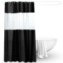 Hot selling  PEVA semi-permeable waterproof shower curtain, promotional shower curtain for bathroom