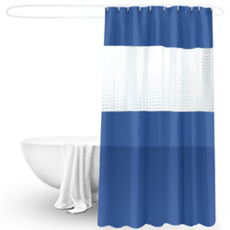 Hot selling  PEVA semi-permeable waterproof shower curtain, promotional shower curtain for bathroom
