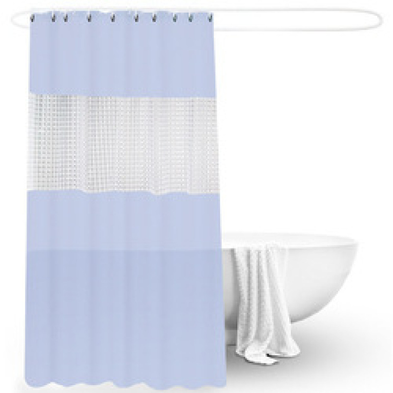 Hot selling  PEVA semi-permeable waterproof shower curtain, promotional shower curtain for bathroom