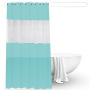 Hot selling  PEVA semi-permeable waterproof shower curtain, promotional shower curtain for bathroom