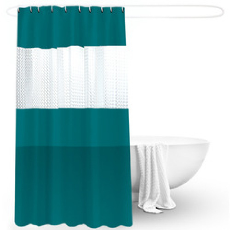 Hot selling  PEVA semi-permeable waterproof shower curtain, promotional shower curtain for bathroom