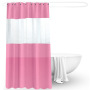 Hot selling  PEVA semi-permeable waterproof shower curtain, promotional shower curtain for bathroom