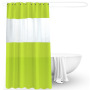 Hot selling  PEVA semi-permeable waterproof shower curtain, promotional shower curtain for bathroom