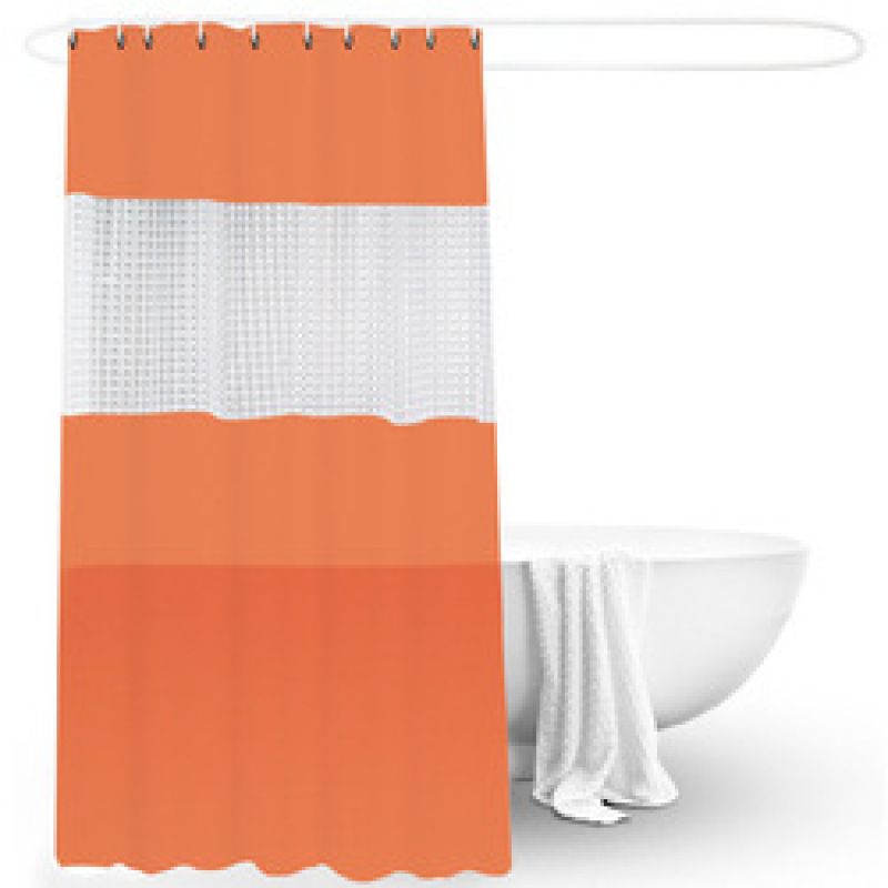 Hot selling  PEVA semi-permeable waterproof shower curtain, promotional shower curtain for bathroom