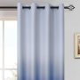 Amazon blasts Modern high quality bedroom curtain,Wholesale customization Simple gradient color perforated curtain/