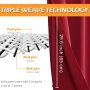 Hot sale 100% blackout curtain fabric wholesale red curtain blackout item high quality 120 inch blackout curtain design window