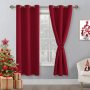 Hot sale 100% blackout curtain fabric wholesale red curtain blackout item high quality 120 inch blackout curtain design window