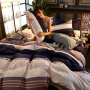 4 Pcs King Size Cotton Bedding Comforter Sets, Custom Kids Cartoon Bedroom Set Bedding/