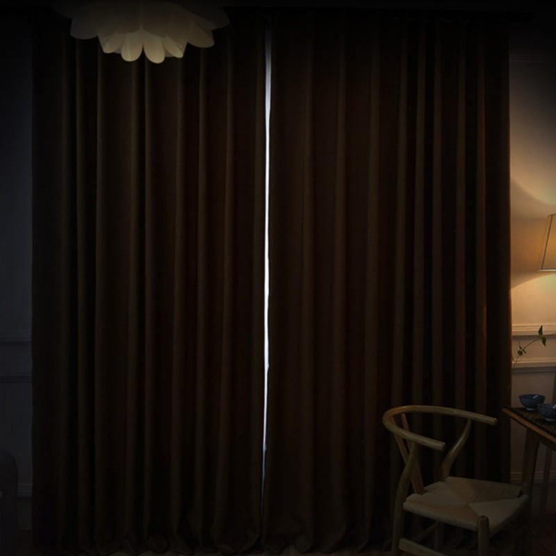 Home Textile Curtains For The Living Room Fabric Embossed  Curtain, Super Soft Luxury Treatment Thermal Insulated Curtains&