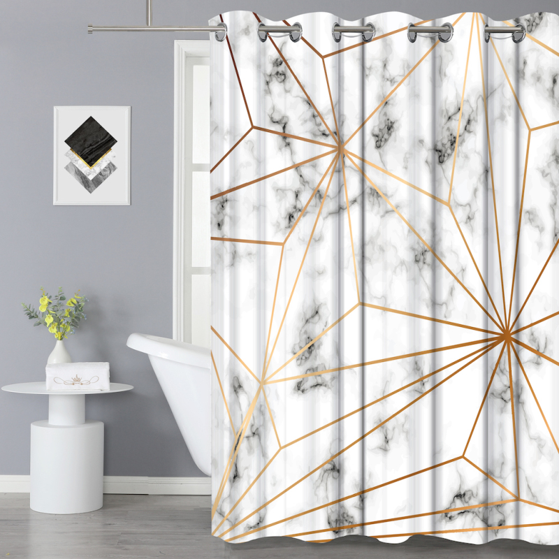 Hot Sale Hookless Shower curtain, waterproof shower curtain#