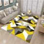 Polyester Printed Big Area Rugs ,Carpets With Rubber Backing For Living Room#