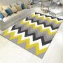 Polyester Printed Big Area Rugs ,Carpets With Rubber Backing For Living Room#