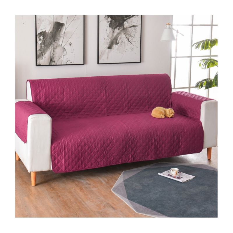 Waterproof Quilted Sofa Cover Removable Pet Dog Kid Mat Armchair Furniture Protector Washable Armrest Couch Covers Slipcovers