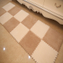 EVA Foam DIY Puzzle Mat Long Hair Villi Shaggy Carpet Mat Plush Soft Area Rug Children Baby Play Mats