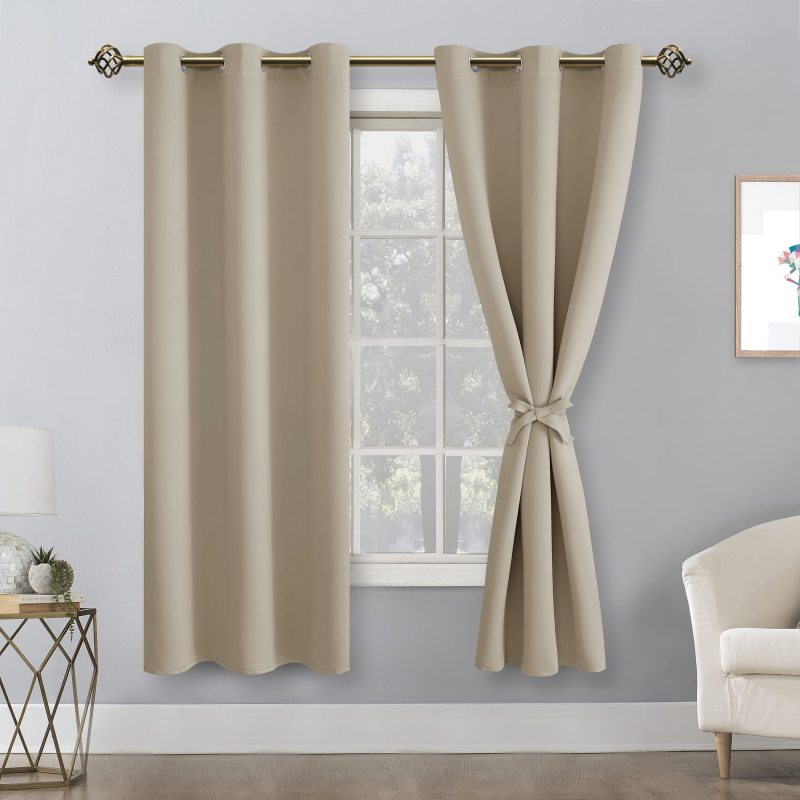 Manufacture for blackout curtains double layer Good olive green curtain blackout curtain blackout fabric plain