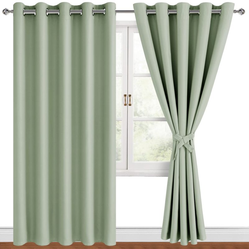 Manufacture for blackout curtains double layer Good olive green curtain blackout curtain blackout fabric plain