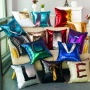 Gold And Silver Reversible Mermaid Sequin Cushion Cover, Ready Made Custom Throw Pillow/