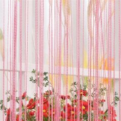 Wholesale Party Decoration Bold Encryption Window Curtains Panel String Curtain Door Fly Screen Hanging Beaded Curtains