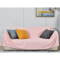 Soft Blankets Pink Warm Sofa Throw Blanket Cover The Bed 230x230cm Mat For Dogs Pets Winter Thick Fleece Small Blanket For Kids/