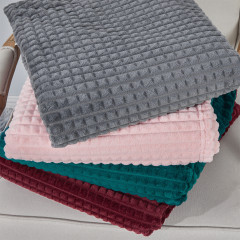 Soft Blankets Pink Warm Sofa Throw Blanket Cover The Bed 230x230cm Mat For Dogs Pets Winter Thick Fleece Small Blanket For Kids/