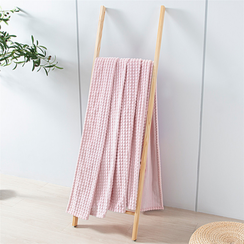 Soft Blankets Pink Warm Sofa Throw Blanket Cover The Bed 230x230cm Mat For Dogs Pets Winter Thick Fleece Small Blanket For Kids/