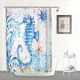 Custom Bathroom Waterproof Shower Curtain, Customized Photo Waffle Shower Curtain$
