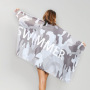 Hot Sale Double Velvet BeachTowel, Sand Free Plus Size Printed Bath Towel#