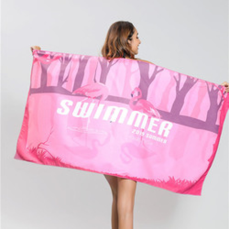 Hot Sale Double Velvet BeachTowel, Sand Free Plus Size Printed Bath Towel#