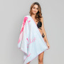 Hot Sale Double Velvet BeachTowel, Sand Free Plus Size Printed Bath Towel#