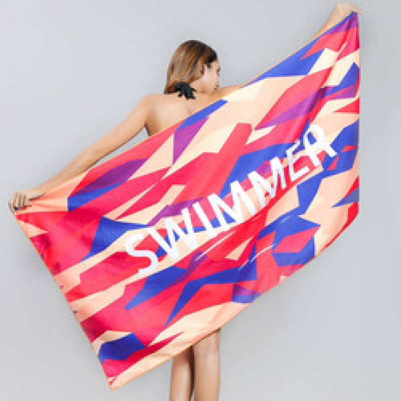 Hot Sale Double Velvet BeachTowel, Sand Free Plus Size Printed Bath Towel#