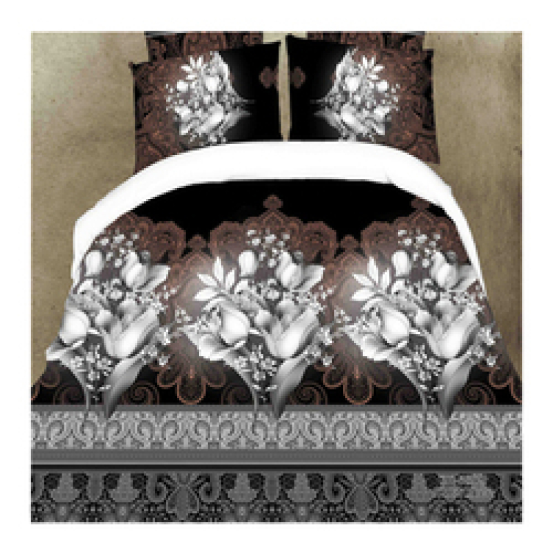 Cheap Bed Sheet Set, Blue Rose Cover Bed Bedding Set/Bed Sheets Comforter Set