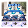 Cheap Bed Sheet Set, Blue Rose Cover Bed Bedding Set/Bed Sheets Comforter Set