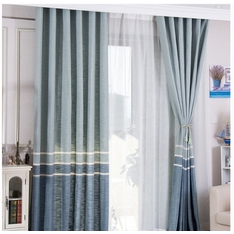 High-grade Blackout Blinds Jacquard Curtains for Living Room Bedroom, Solid Color Children Window Treatments Curtains Customized
