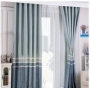 High-grade Blackout Blinds Jacquard Curtains for Living Room Bedroom, Solid Color Children Window Treatments Curtains Customized