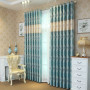 High-grade Blackout Blinds Jacquard Curtains for Living Room Bedroom, Solid Color Children Window Treatments Curtains Customized