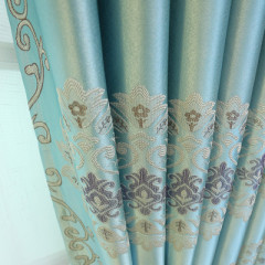High-grade Blackout Blinds Jacquard Curtains for Living Room Bedroom, Solid Color Children Window Treatments Curtains Customized