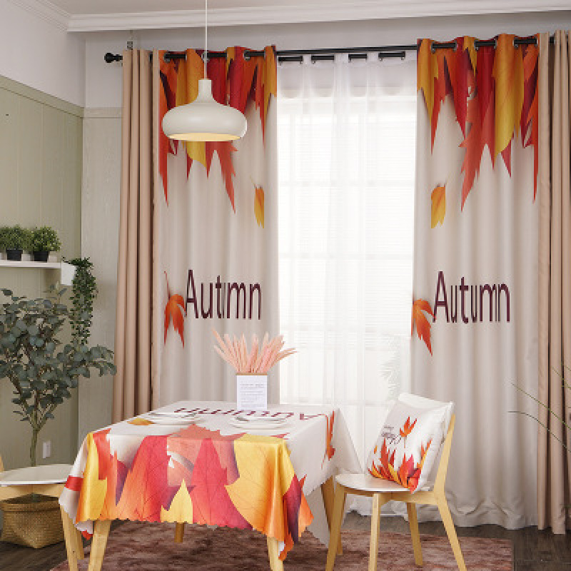 High-grade Blackout Blinds Jacquard Curtains for Living Room Bedroom, Solid Color Children Window Treatments Curtains Customized