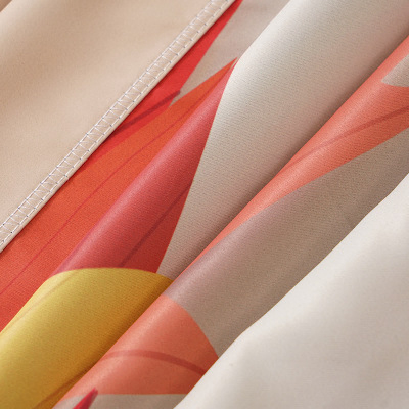 High-grade Blackout Blinds Jacquard Curtains for Living Room Bedroom, Solid Color Children Window Treatments Curtains Customized
