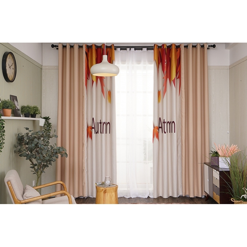 High-grade Blackout Blinds Jacquard Curtains for Living Room Bedroom, Solid Color Children Window Treatments Curtains Customized