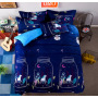 Explosion Style Flamingo Four-Piece Cotton-Like Skin-Friendly Cotton Bedding Set, Stylish Four-Piece Cotton-Proof Polyester /