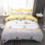 Explosion Style Flamingo Four-Piece Cotton-Like Skin-Friendly Cotton Bedding Set, Stylish Four-Piece Cotton-Proof Polyester /