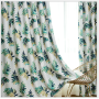 Super Soft Fabric Curtains Printed Landscape, Made In China India Curtains Printed Natural Leaves@