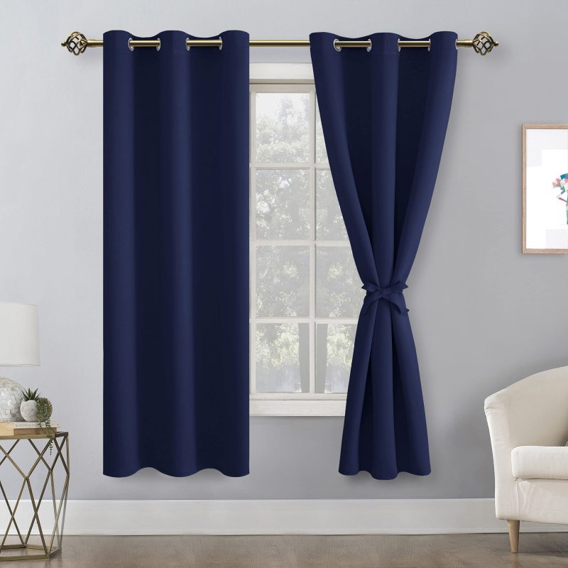Classic wave design home blackout window curtains quality blackout curtain grommets window blinds blackout curtain