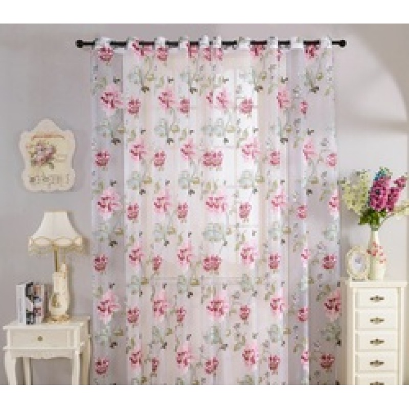 Cheap Beautiful Curtains Fabric , China Suppliers Livingroom Burnout Curtain /