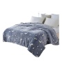 Amazon Hot Sell style printed glow-in-the-dark, flannel children's adult blanket/