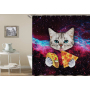 Designers Kids Cartoon Animal Cute Dog To The Moon Custom Print Shower Curtains Set in Bathroom for Kids Children`s Day/