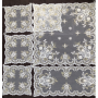 Luxury pearl placemats, customizable, six-piece placemats in various colors and styles/